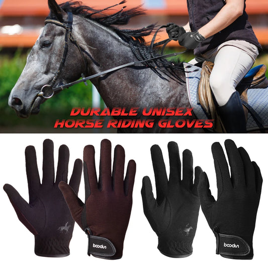 Professional Horse Riding Gloves Equestrian Horseback Riding Gloves For Men Women